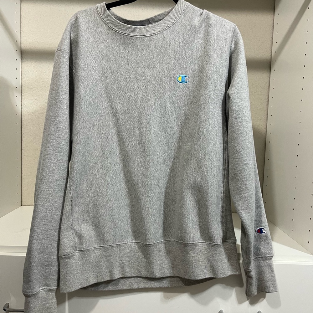 Champion Men's Grey Crewneck